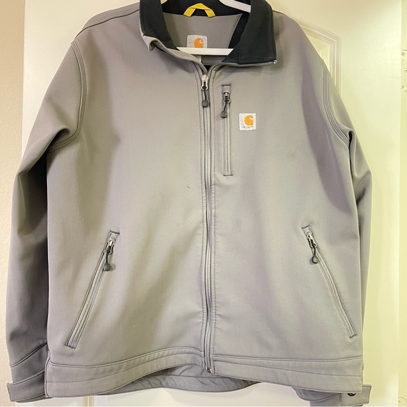 Carhartt Rain Defender Relaxed Fit Heavyweight Softshell Jacket - Picture 3 of 15